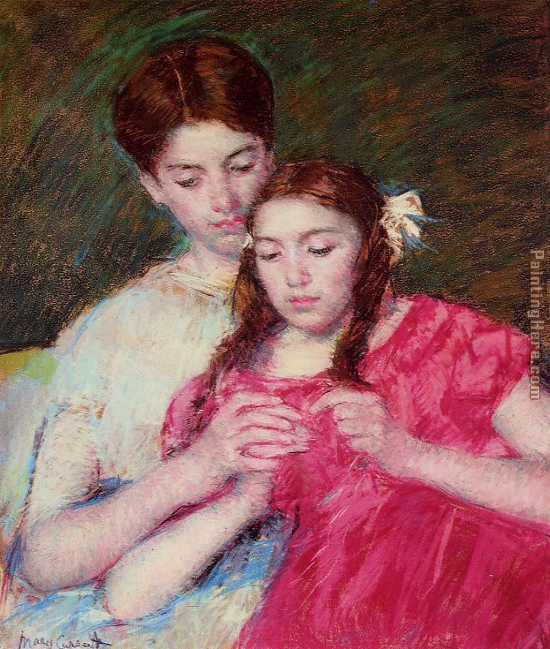 Mary Cassatt The Crochet Lesson